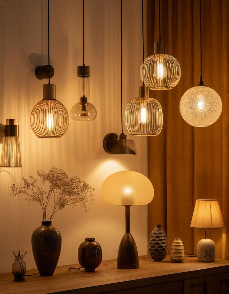 스마트 조명 무드 연출 예시